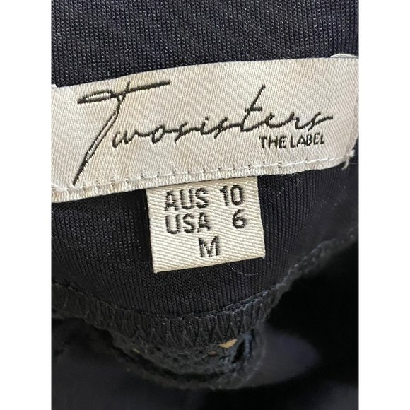 Twosisters Navy Lace & Chiffon Tiered Ruffle Mini Dress With Strappy Back Design - Picture 7 of 12